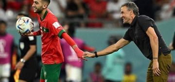 إسبانيا جرات على المدرب إنريكي حيث خسرات مع المغرب